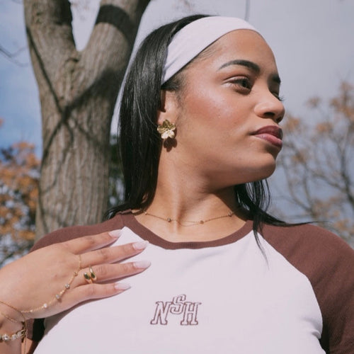 BROWN CHOCOLATE SIMPLE TOP - NSH