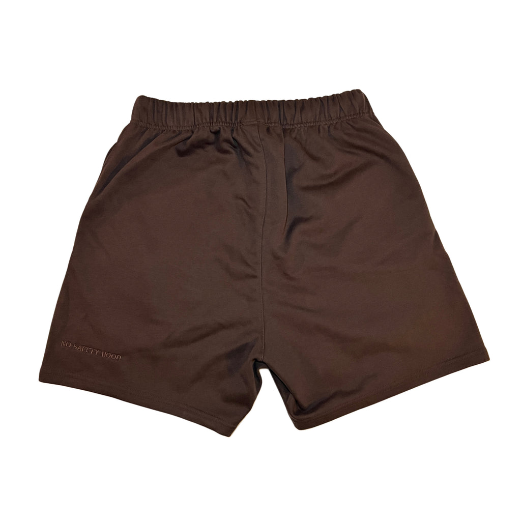 NO SAFETY BROWN SHORTS
