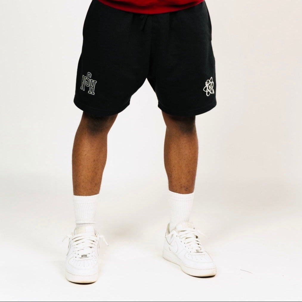 NO SAFETY SHORTS  BLACK & WHITE