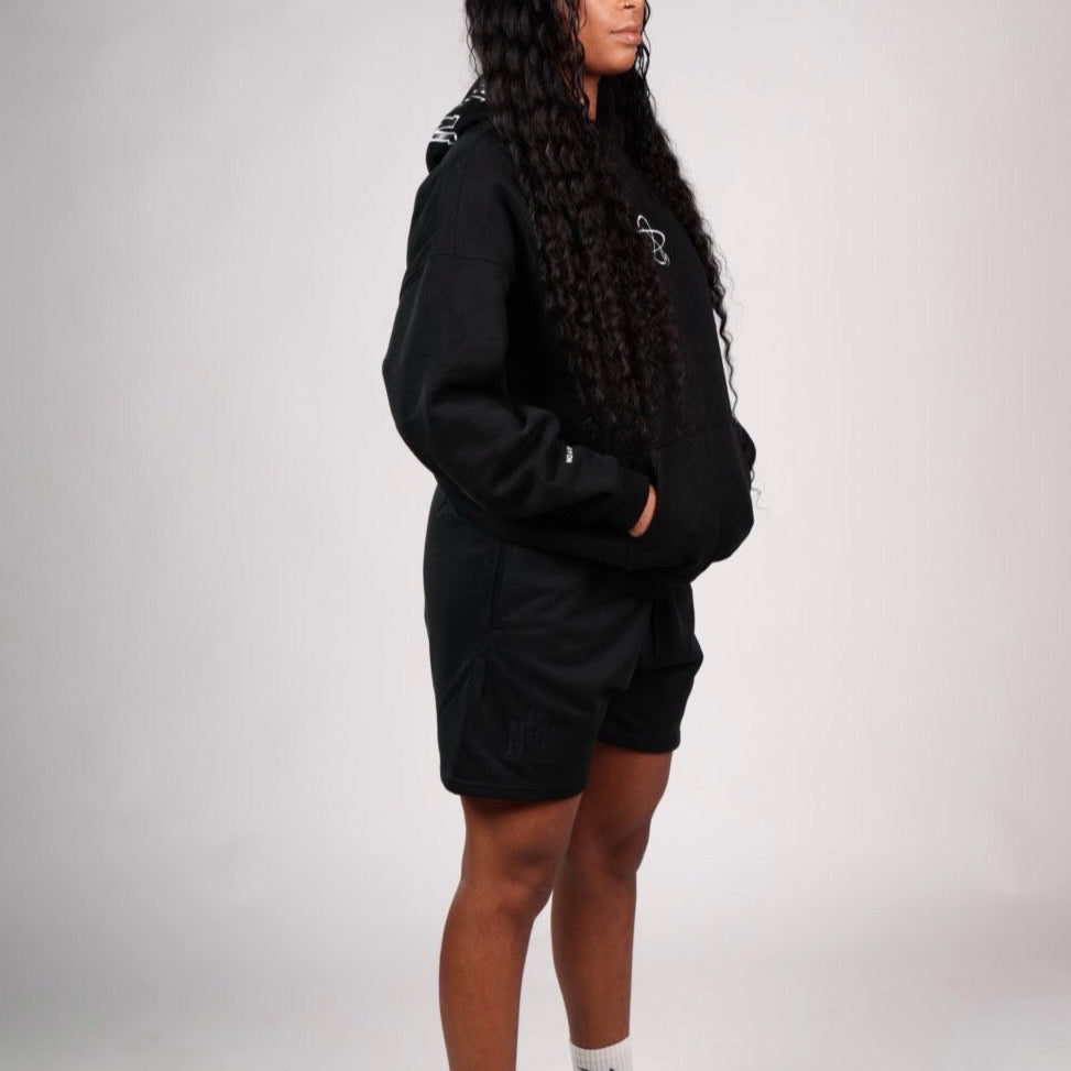 SAFETY BLACK PUFF HOODIE