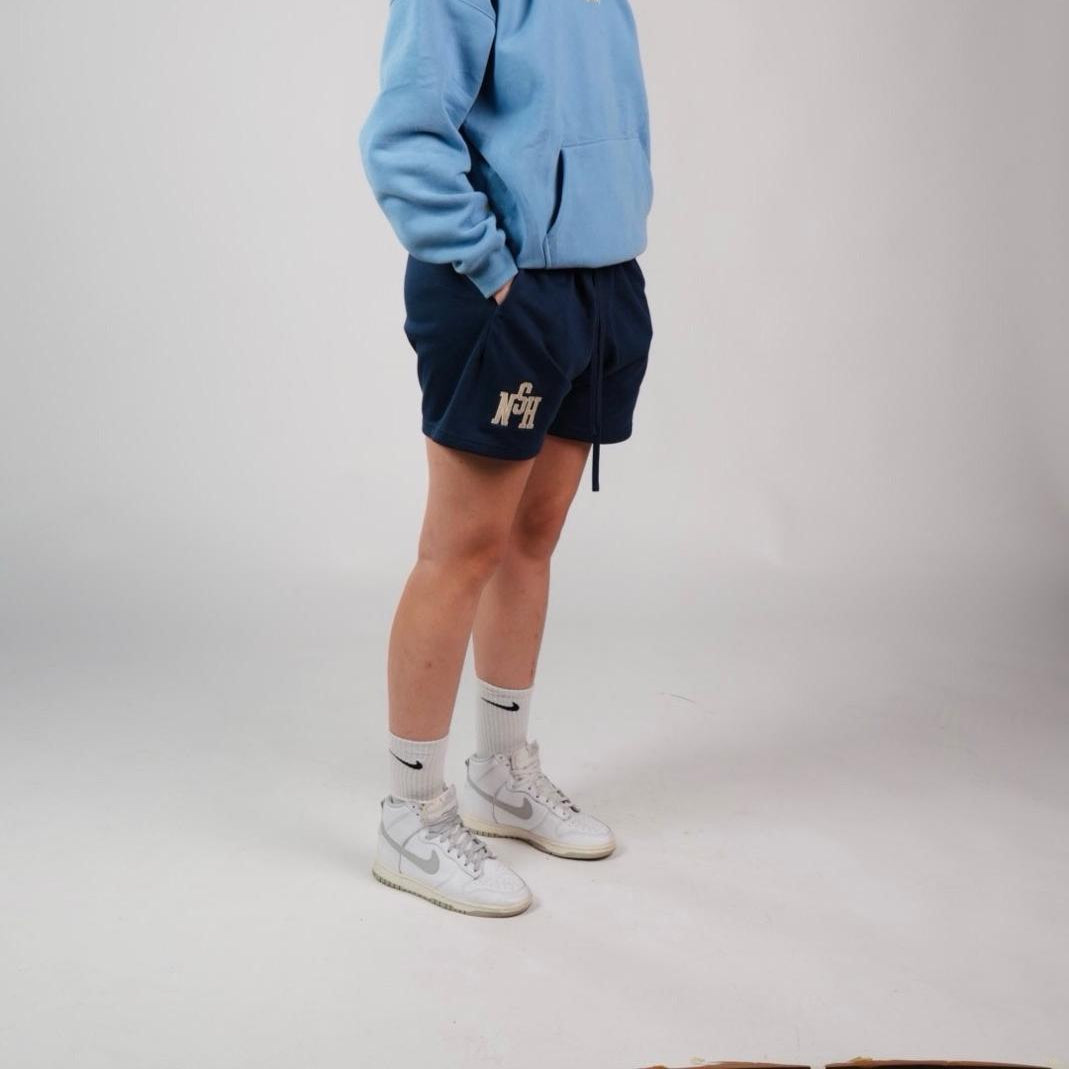 SAFETY BLUE PUFF HOODIE