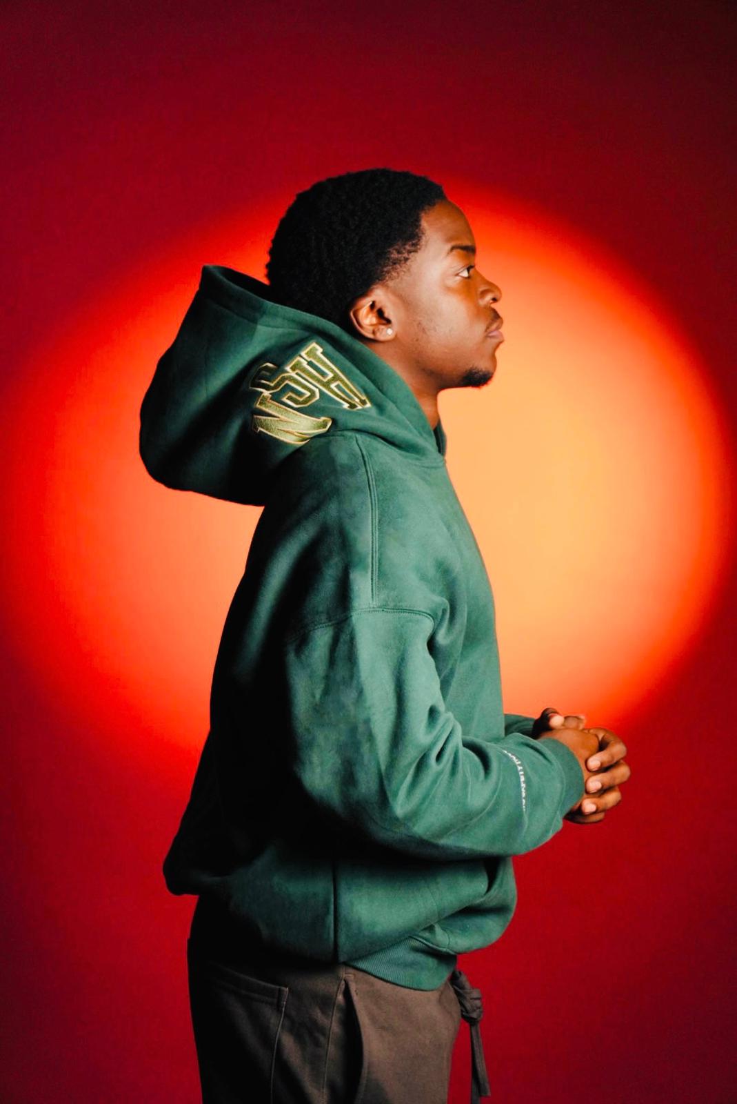 SAFETY GREEN PUFF HOODIE